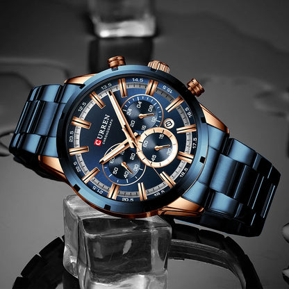 CURREN - Sport Prestigious Elegant Blue/Black