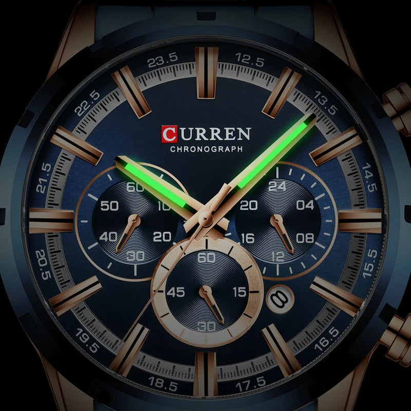 CURREN - Sport Prestigious Elegant Blue/Black